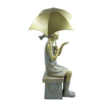 Load image into Gallery viewer, Girl with Umbrella Garden Statue
