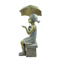 Load image into Gallery viewer, Girl with Umbrella Garden Statue
