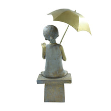 Load image into Gallery viewer, Girl with Umbrella Garden Statue
