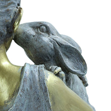 Load image into Gallery viewer, Boy with Rabbit Garden Statue
