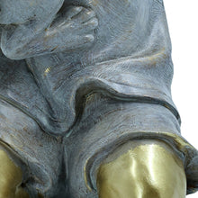 Load image into Gallery viewer, Boy with Rabbit Garden Statue
