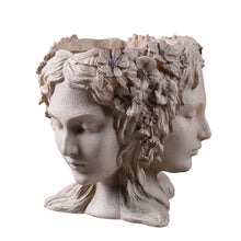 Load image into Gallery viewer, 77190 - Lady Head Bust Flower Planter Plant Pot
