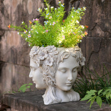 Load image into Gallery viewer, 77190 - Lady Head Bust Flower Planter Plant Pot

