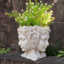 Load image into Gallery viewer, 77190 - Lady Head Bust Flower Planter Plant Pot
