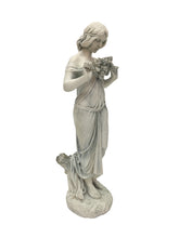 Load image into Gallery viewer, 77198 - GIRL W/ FLOWERS STATUE
