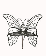 Load image into Gallery viewer, 78617-BK - METAL GARDEN DECOR-BUTTERFLY CHAIR-ANTIQUE BLACK
