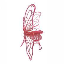 Load image into Gallery viewer, 78617-PK - METAL GARDEN DECOR-BUTTERFLY CHAIR-PINK
