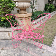 Load image into Gallery viewer, 78617-PK - METAL GARDEN DECOR-BUTTERFLY CHAIR-PINK
