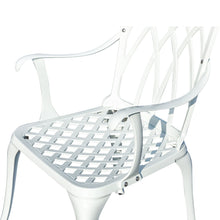 Load image into Gallery viewer, 78658-A-WT -  White Haven Retreat- All-Weather Cast Aluminium Bistro Set HI-LINE GIFT
