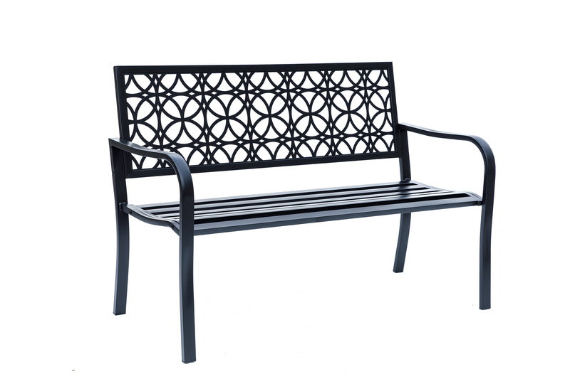 CHAIR - METAL- BK