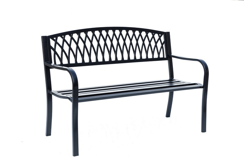 CHAIR - METAL- BK