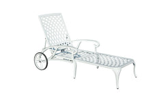 Load image into Gallery viewer, 78663-WT -  Pure Elegance- White Cast Aluminium Garden Bench for Outdoor Tranquility
