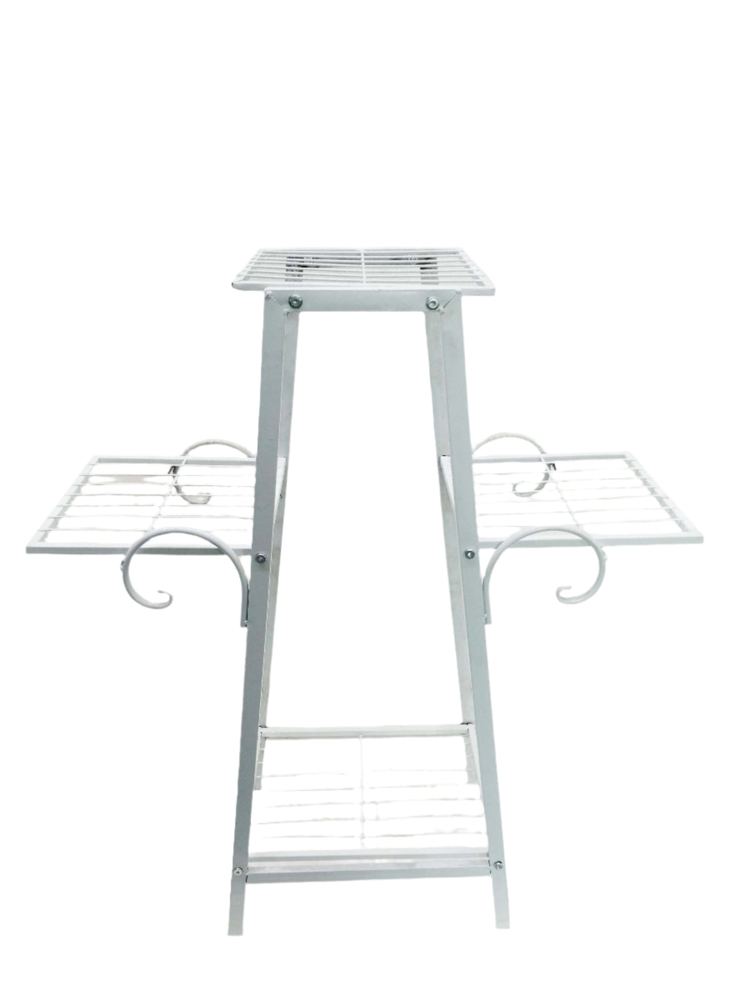3 TIER PLANT STAND - WHITE