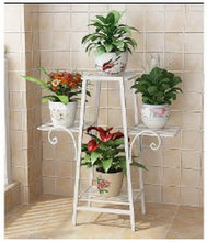 Load image into Gallery viewer, 3 TIER PLANT STAND - WHITE
