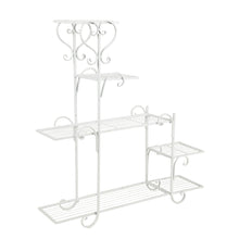 Load image into Gallery viewer, 78672-B-WT - 5 TIER PLANT STAND STEPS - WHITE
