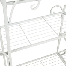 Load image into Gallery viewer, 78672-B-WT - 5 TIER PLANT STAND STEPS - WHITE
