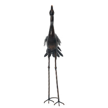 Load image into Gallery viewer, Metal Heron Decorative Garden Statue
