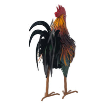 Load image into Gallery viewer, Metal Rooster Statue
