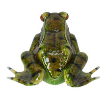 Load image into Gallery viewer, Metal Green American Bullfrog Statue
