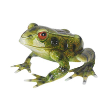 Load image into Gallery viewer, Metal Green American Bullfrog Statue
