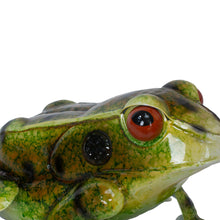 Load image into Gallery viewer, Metal Green American Bullfrog Statue
