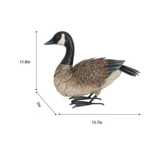 Load image into Gallery viewer, Metal Canadian Goose Statue

