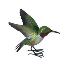 Load image into Gallery viewer, Metal Humming Bird Statue

