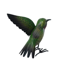 Load image into Gallery viewer, Metal Humming Bird Statue
