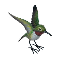 Load image into Gallery viewer, Metal Humming Bird Statue
