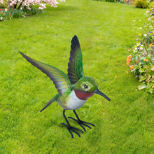Load image into Gallery viewer, Metal Humming Bird Statue
