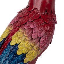 Load image into Gallery viewer, Metal Scarlet Macaw Statue
