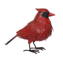 Load image into Gallery viewer, Metal Cardinal Statue
