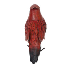 Load image into Gallery viewer, Metal Cardinal Statue
