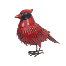 Load image into Gallery viewer, Metal Cardinal Statue
