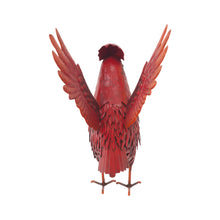 Load image into Gallery viewer, Metal Flying Cardinal Statue
