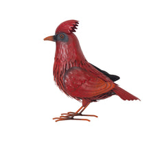 Load image into Gallery viewer, Metal Tall Cardinal Statue
