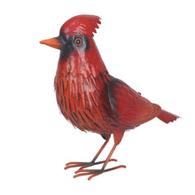 Load image into Gallery viewer, Metal Tall Cardinal Statue
