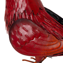 Load image into Gallery viewer, Metal Tall Cardinal Statue
