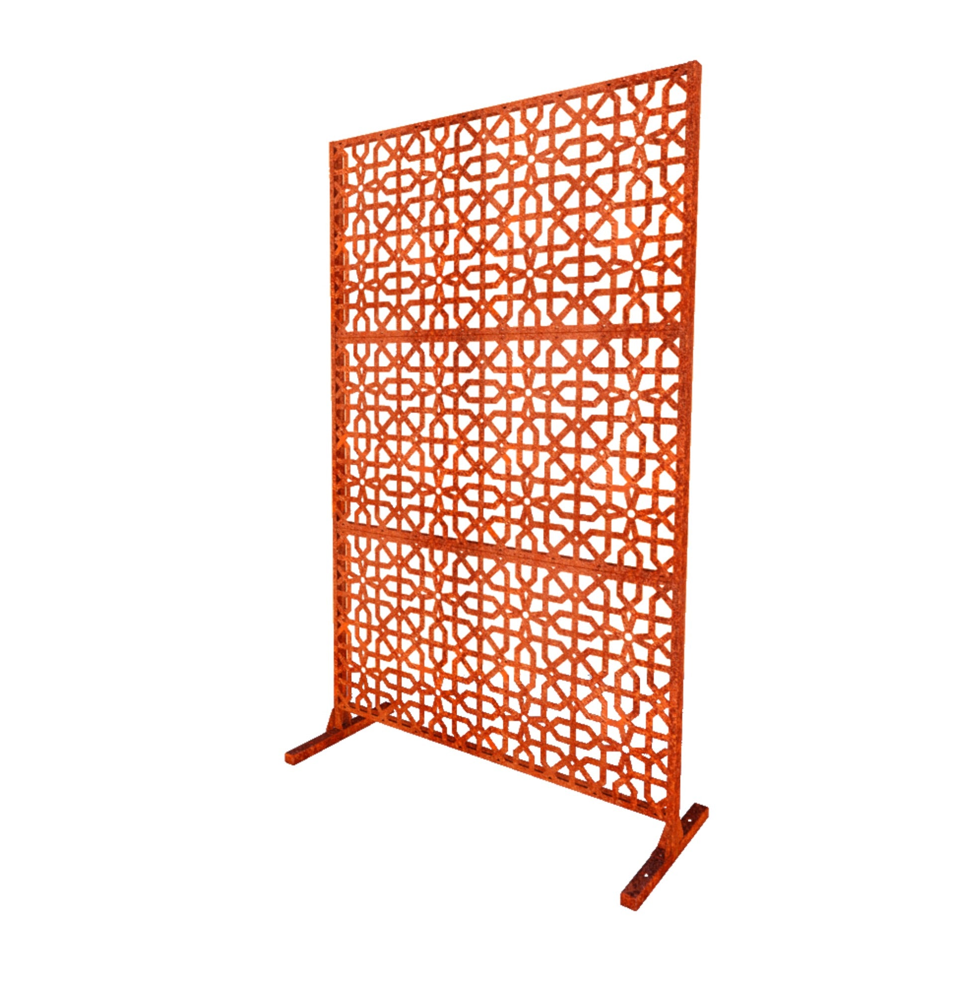 72In Decorative Privacy Screen-Rust(Two Boxes/Set) – Hi-Line Wholesale CA