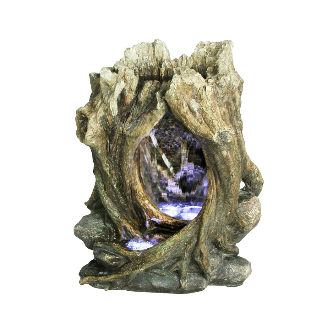 FOUNTAIN-TREE TRUNK W/LED