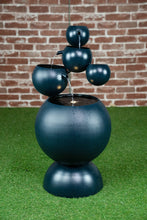 Load image into Gallery viewer, Zinc Metal Ball Fountain with Planter with 6 Ww LED
