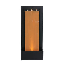 Load image into Gallery viewer, 79532-L-BR -  Zinc Metal Fountain with LED Lights - Rustic Elegance
