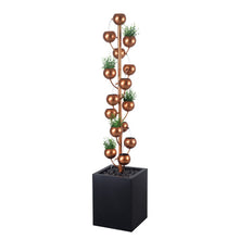 Load image into Gallery viewer, 79532-P -  Outdoor Metal Golden Bowl Fountain with Planter
