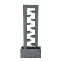 Load image into Gallery viewer, 79532-R-GY -  Metal Fountain with Dusty Blue Finish
