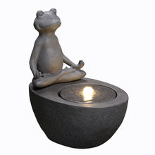 Load image into Gallery viewer, PLOYRESIN FLOG SIT IN MEDITATION FOUNTAIN
