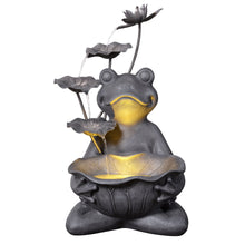 Load image into Gallery viewer, Frog Fountain with LED Light

