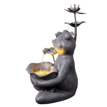 Load image into Gallery viewer, Frog Fountain with LED Light
