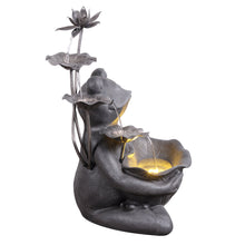 Load image into Gallery viewer, Frog Fountain with LED Light
