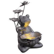 Load image into Gallery viewer, Frog Fountain with LED Light
