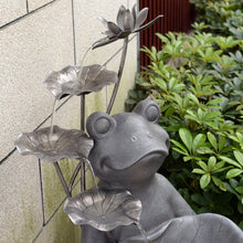 Load image into Gallery viewer, Frog Fountain with LED Light
